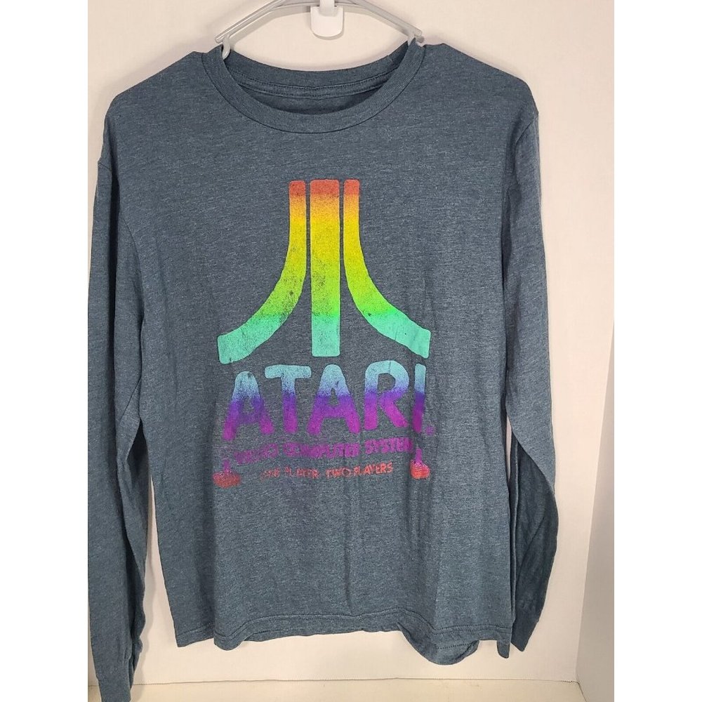 ATARI LS gray T-Shirt sz M 2018